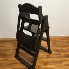 こども　ハイチェア　ブラウン　KATOJIの画像