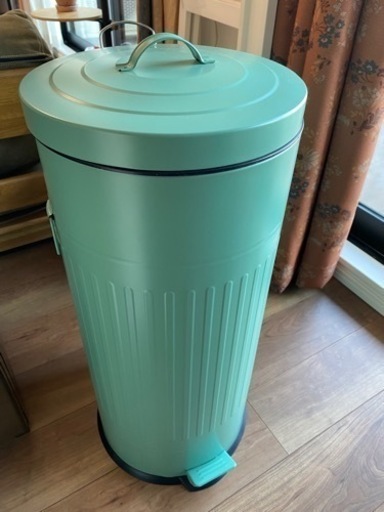 カフェ風　ゴミ箱　30L グリーン