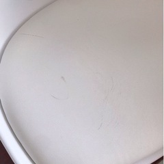 ダイニングチェア　デスクチェア　ホワイトの画像
