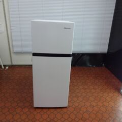 ID 997705　冷蔵庫　２ドア　ハイセンス　120L　２０２０年製　HR-B1202