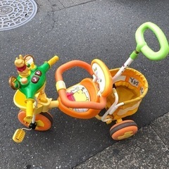 ディズニー☆プーさん　おしゃべりカーゴ三輪車