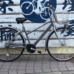 アルベルト　自転車　シルバー　５年使用　大島商船高等専門学校