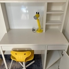 学習机・勉強机3点セット(ikea)