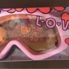 【女の子150cm】可愛い子供スキーウェアセット！サービスkittyちゃんゴーグル付の画像