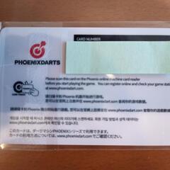 【非売品】PHOENicA（シュウ・モモ限定デザイン）フェニックスダーツマシン用カードの画像