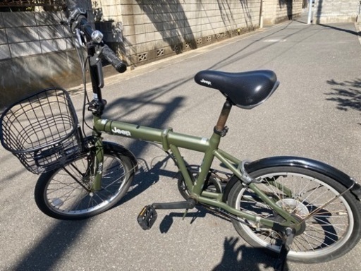 【取引完了】20インチ　Jeep折り畳み自転車