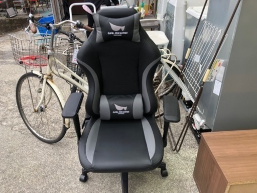 【リサイクルサービス八光　田上店】GALAKURO GAMING CHAIR-BKGY ゲーミングチェア