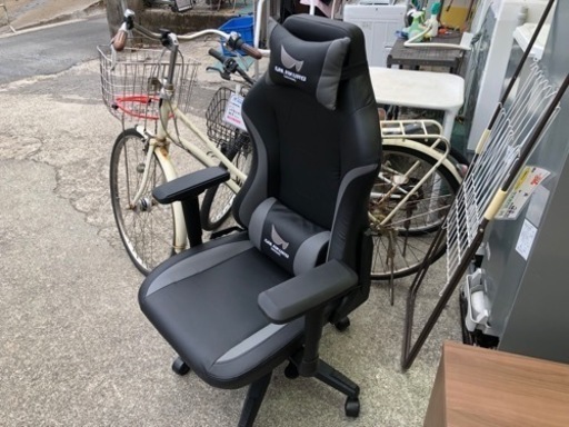 【リサイクルサービス八光　田上店】GALAKURO GAMING CHAIR-BKGY ゲーミングチェア