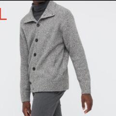 UNIQLO スフレヤーンローゲージカーディガン　ニット　ユニク...