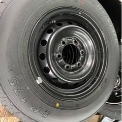 ハイエース 6型 新車外し エコピア 195/80r15 ノーマルタイヤホイールの画像