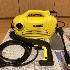 ケルヒャー高圧洗浄機　K2クラシックプラス、自給用ホース付き