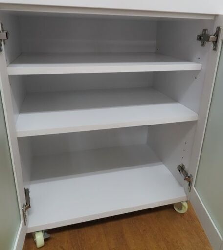 ♪山善 小食器棚 FEK-C8560GC キャスター付♪