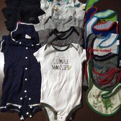 赤ちゃん　ベビー服　まとめ売り　70～80　ロンパース　ベビーオ...