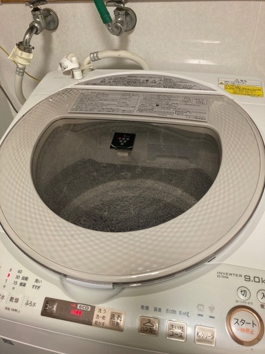 SHARPの乾燥機付き洗濯機