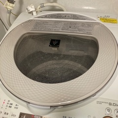 SHARPの乾燥機付き洗濯機
