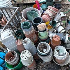 プラスチック植木鉢　プラ鉢の画像