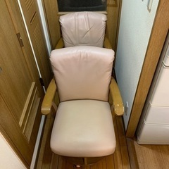 イス2脚　ダイニングチェア　肘掛け椅子　