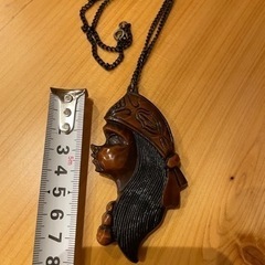 ペンダント　アイヌ彫り