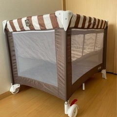 値下　赤ちゃん　幼児用　簡易ベット　カトージ　収納