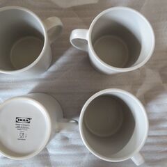  IKEA　イケア　 DINERA ディネーラ マグ 4個セット...