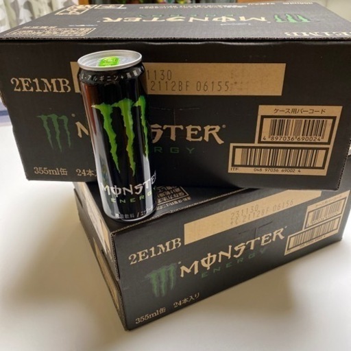 ラスト１セット‼️早い者勝ち❣️超お得‼️モンスターエナジー355ml  24本入り  2ケース②