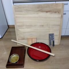 初心者用蕎麦打ちセット(中古) 値下しました