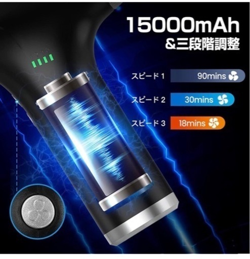 新品！電動エアダスター 掃除機 17000PA吸引力 78000RPM強力パワー