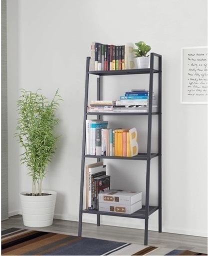 [引取り] 2/27まで　IKEA シェルフユニット　レールベリ　ダークグレー