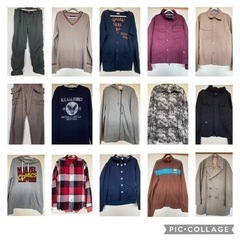 【メンズ15点！まとめ売り】冬衣類　S〜Mサイズ