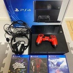 (取引中)ps4 500GB  ソフト・ヘッドセット付き