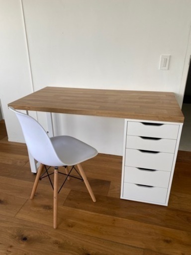 IKEA テーブル&引き出しユニット&チェア