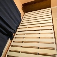 【特価:2/27まで】定価19,800円 すのこベッドフレームセミダブルの画像