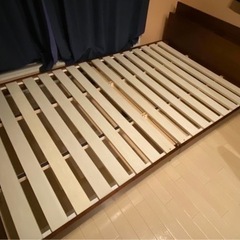 【特価:2/27まで】定価19,800円 すのこベッドフレームセミダブルの画像