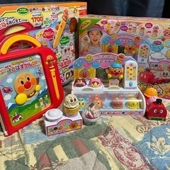 アンパンマン　おしゃべり図鑑　アイスクリーム屋さん　セット