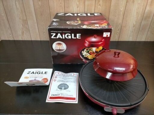 中古品 JAPAN-ZAIGLE ザイグルグリル 家庭用赤外線ロースター バーベキュー 焼肉 調理家電 箱入