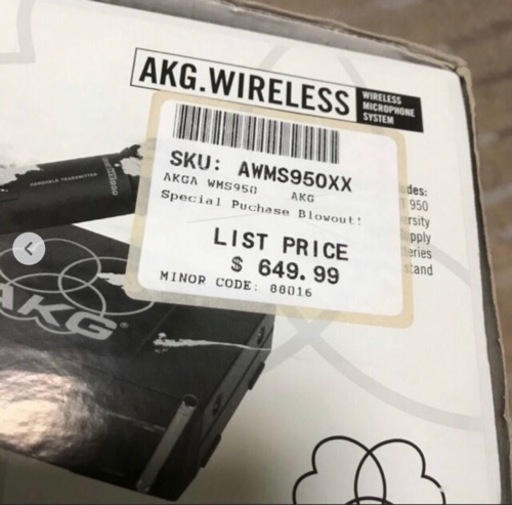 AKGワイヤレスマイクセット