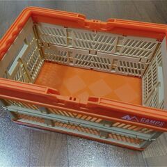 キャンプス ハンドル付折りたたみコンテナ