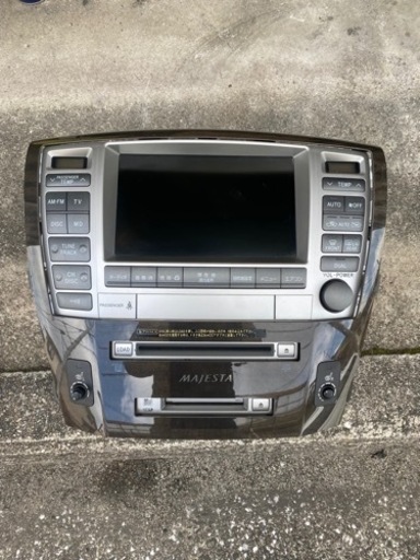 H16年 前期 UZS186 187 18 クラウン マジェスタ 純正 ナビモニター マルチナビモニター　エアコンスイッチ　CDプレーヤー