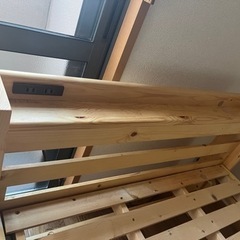 取引中★3月末迄★シングルベッドフレーム〈ニトリ購入品〉の画像
