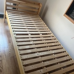 取引中★3月末迄★シングルベッドフレーム〈ニトリ購入品〉の画像