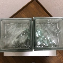 未使用 ガラスブロック6個セット クリアカラー 厚み95mm J...
