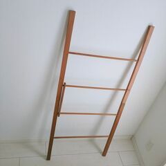 ◆お取引終了◆天然木製インテリアラダー◎2WAYで使用可