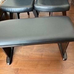 【決まりました】ダイニングテーブルセット　バタフライテーブルの画像