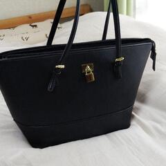取り引き中     黒トートバッグ  A4入る❤の画像