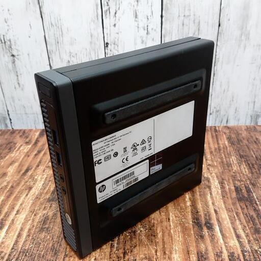 【動作確認済】HP デスクトップPC EliteDesk 800 G1 DM 新品 SSD 120GB Corei5 4590T 2.00GHz‐3.00GHz メモリ 4GB パソコン