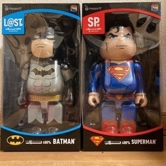 ベアブリック 400% スーパーマン バットマン セット