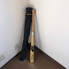 木製バット(BAKUCHIKU HACOROMO)、バットケース...