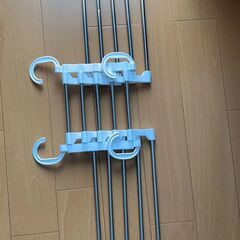J90 未使用品収納ハンガー　スカーフハンガー小物ハンガー
