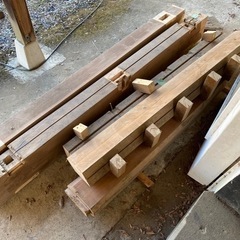 古民家 梁 柱 木材 日本家屋 建具 建築資材 廃材 無垢 古材 古木 アンティーク ビンテージ ディスプレイ DIYの画像