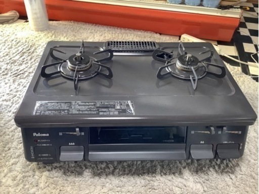 リサイクルサービス八光】2016年製 パロマ LPガスコンロ 左強火 IC-N86B-L
